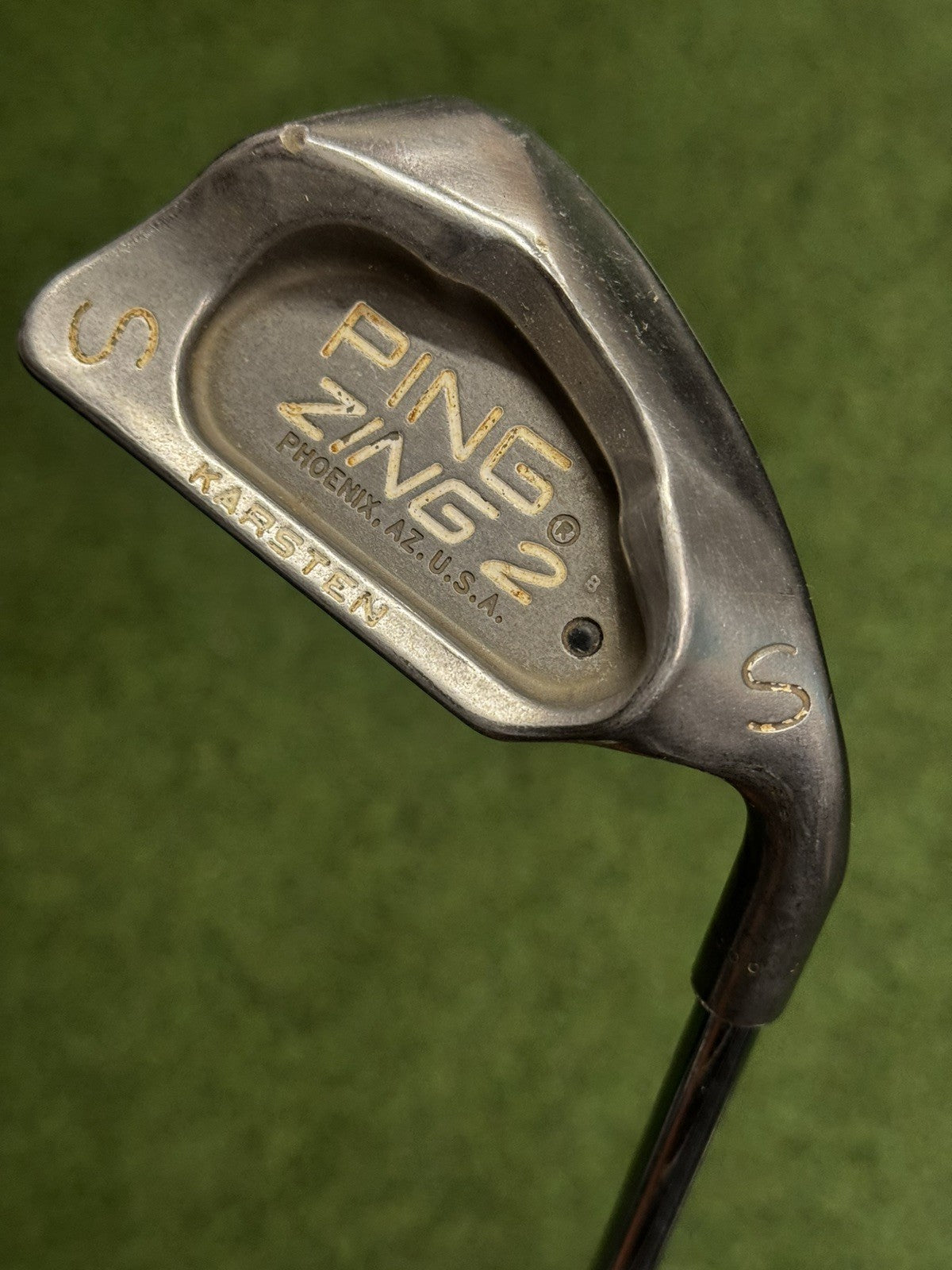 Ping Zing 2 Karsten Iron Set 3-Pw+Sw Regular Steel Shafts Black Dot