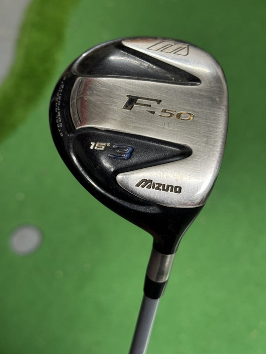 Mizuno F-50 3 Wood 15 Degree Lite Flex Mizuno Exsar FS2 Shaft