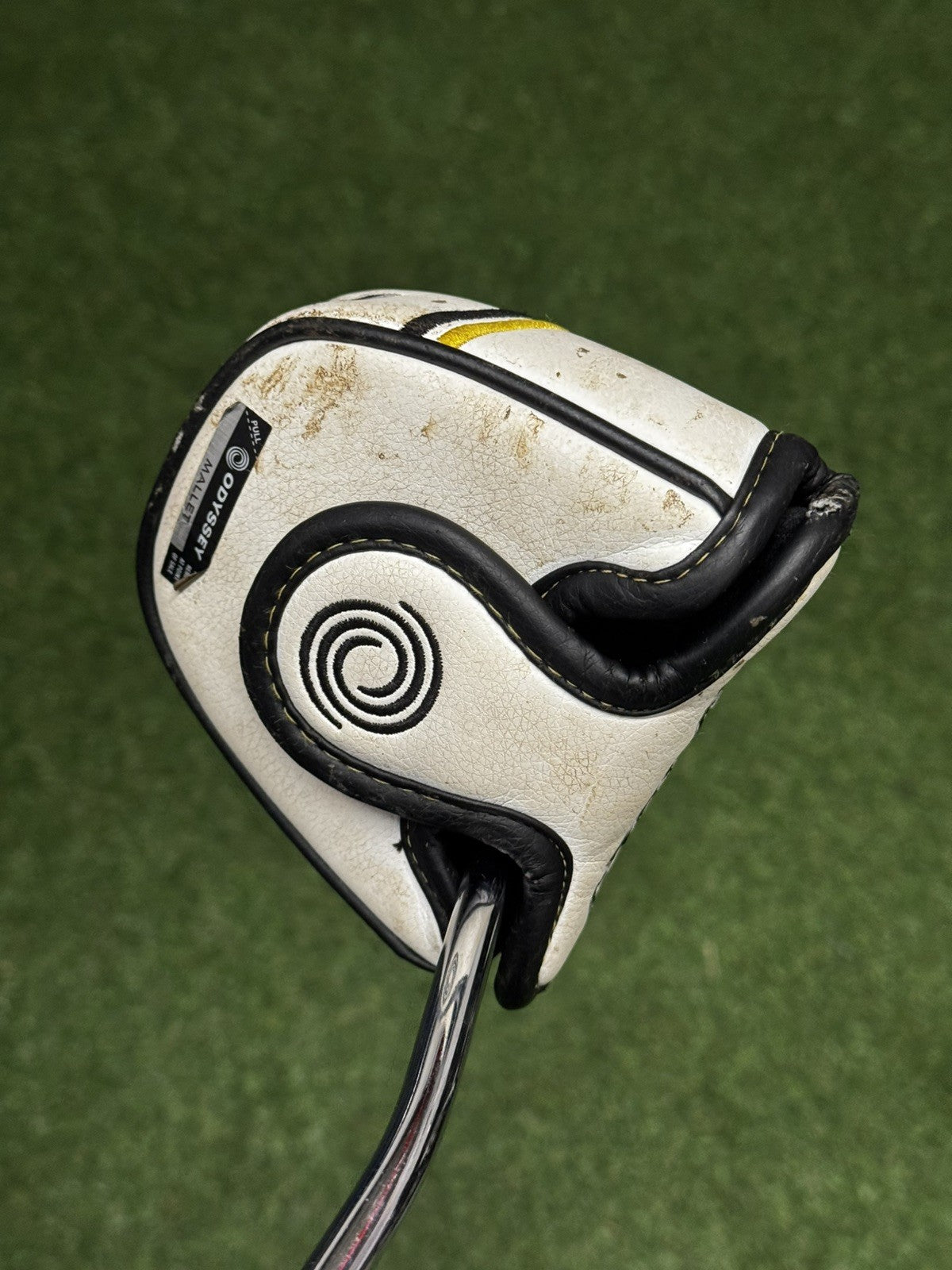 Odyssey Left Hand Stroke Lab Black Arm Lock Big Seven Putter 