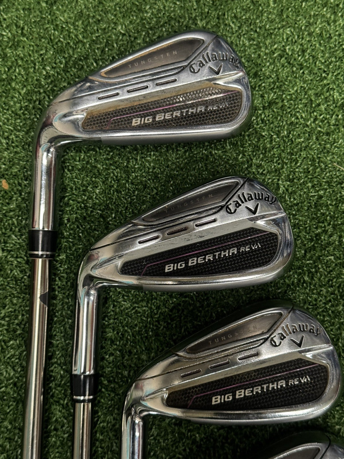 Callaway Ladies Left Hand Big Bertha Reva 2023 Iron Set 7-Sw Ladies Flex