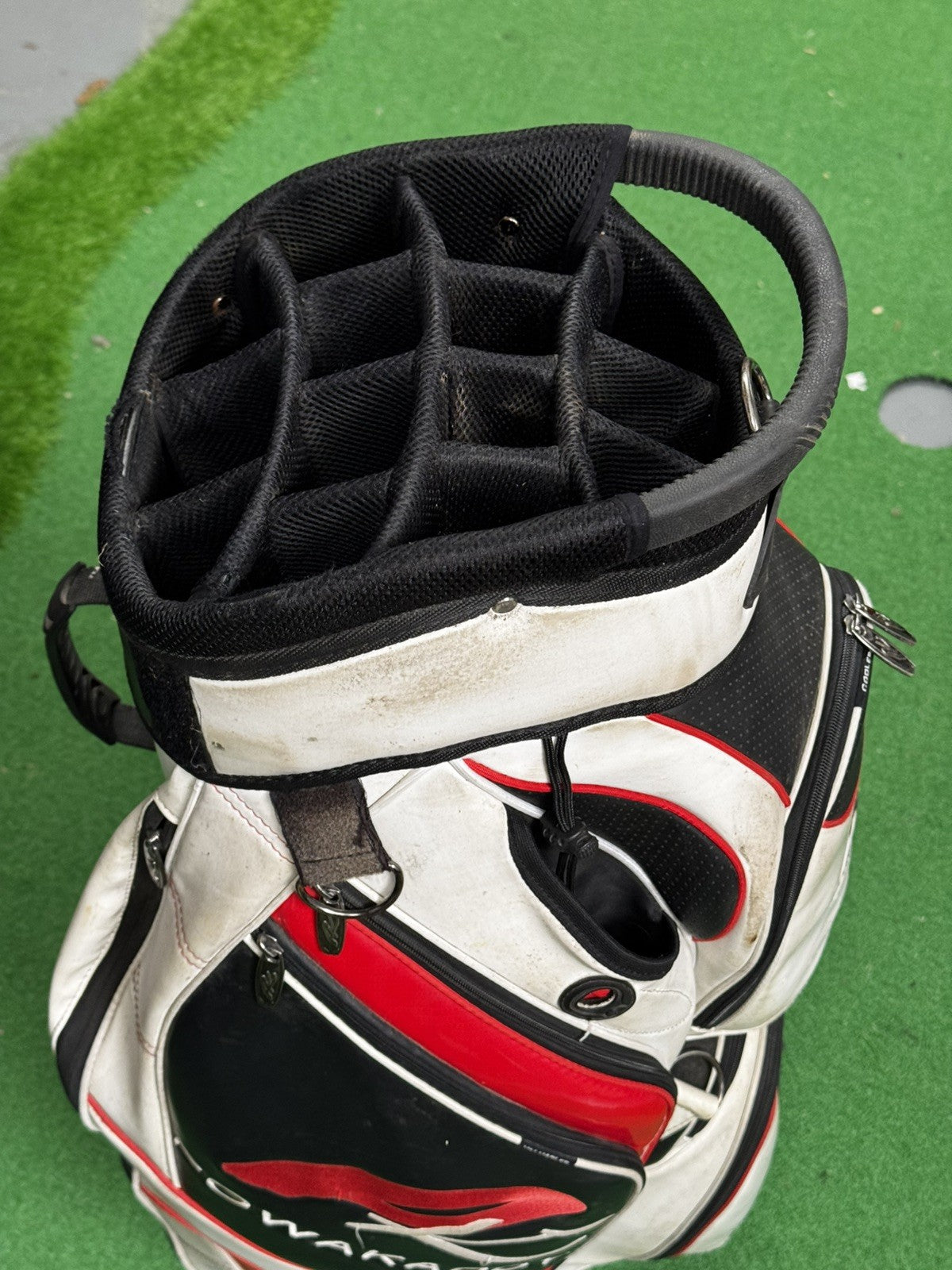 Powakaddy Golf White Cart Bag 