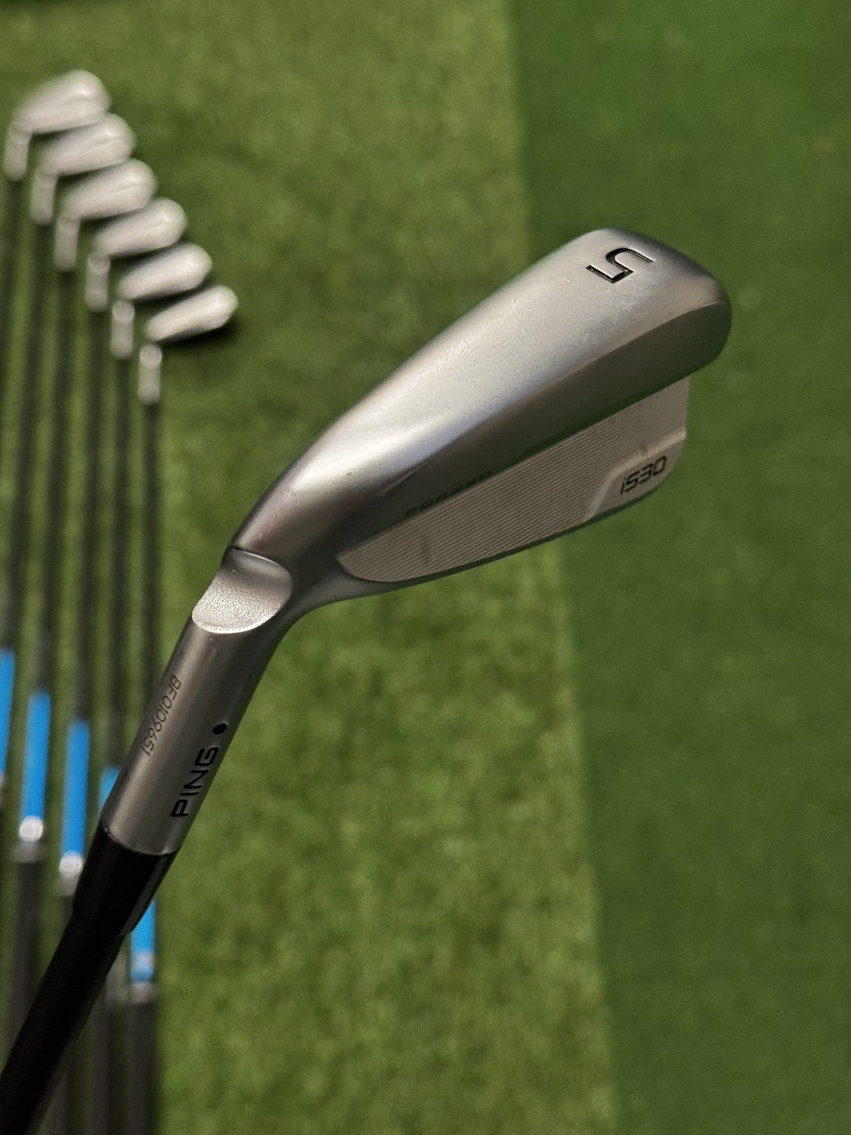 Ping i530 Left Hand Iron Set 5-PW+UW Black Dot Regular Flex Alta CB Shafts