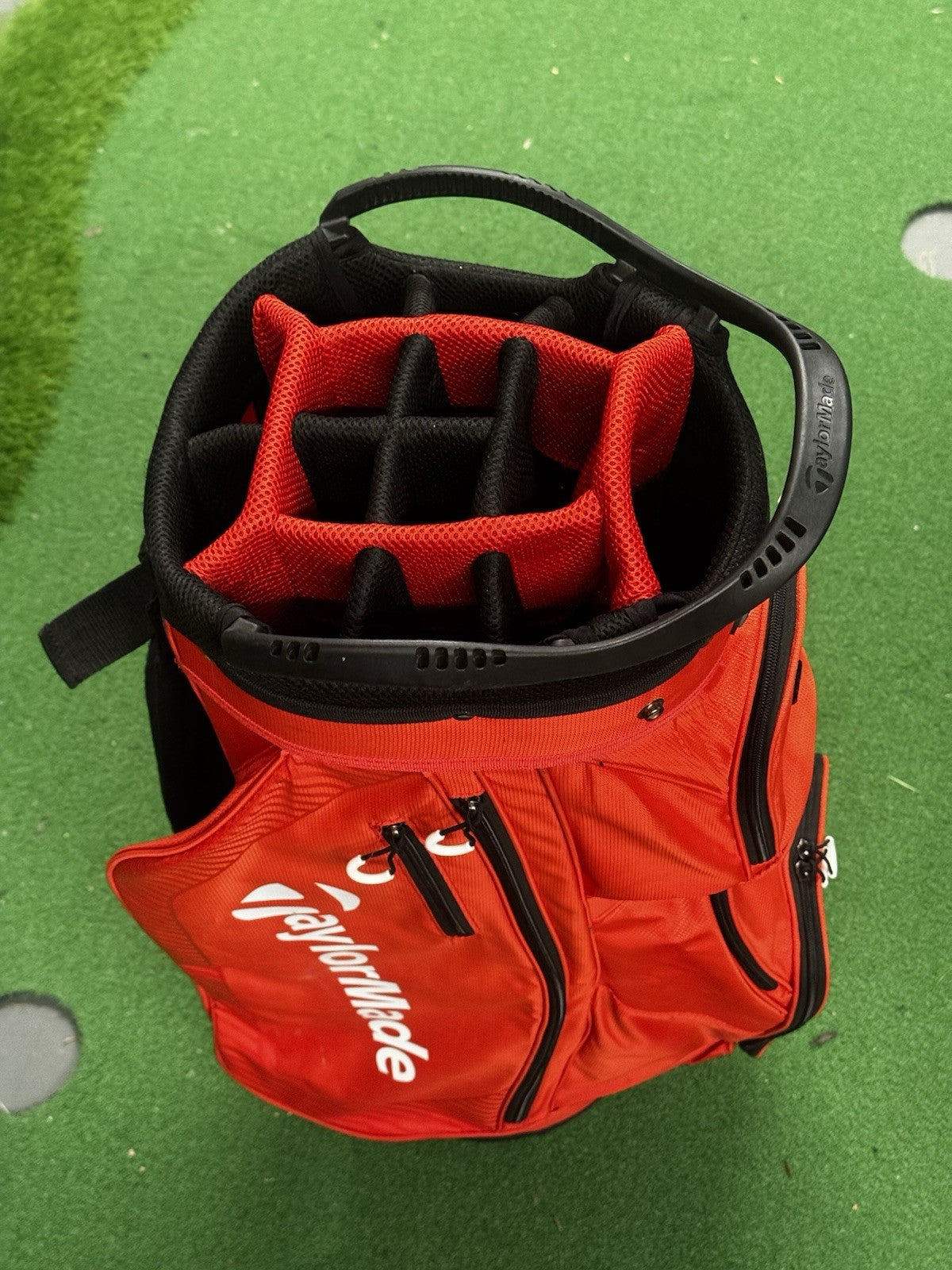 Taylormade Cart Lite Golf Bag 14-Way Divider Red