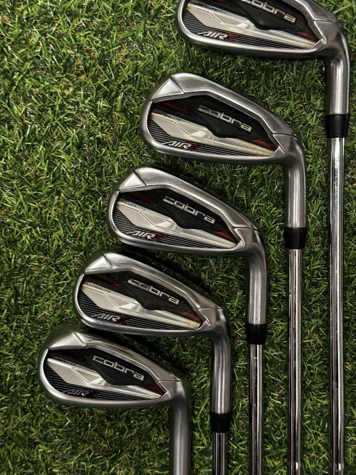 Cobra Air-X Iron Set 5-PW+SW Stiff Flex Cobra Steel Shafts