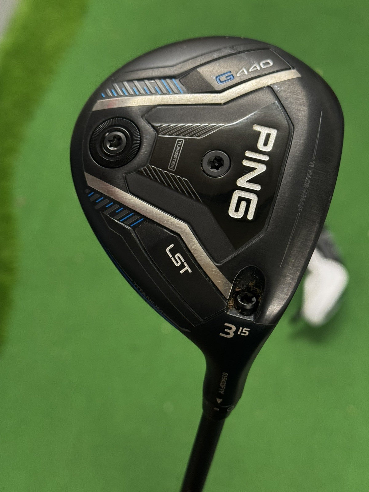 Ping G440 LST 3 Wood 15 Degree X Stiff Flex Tour Edition HZRDUS Black 70 Shaft