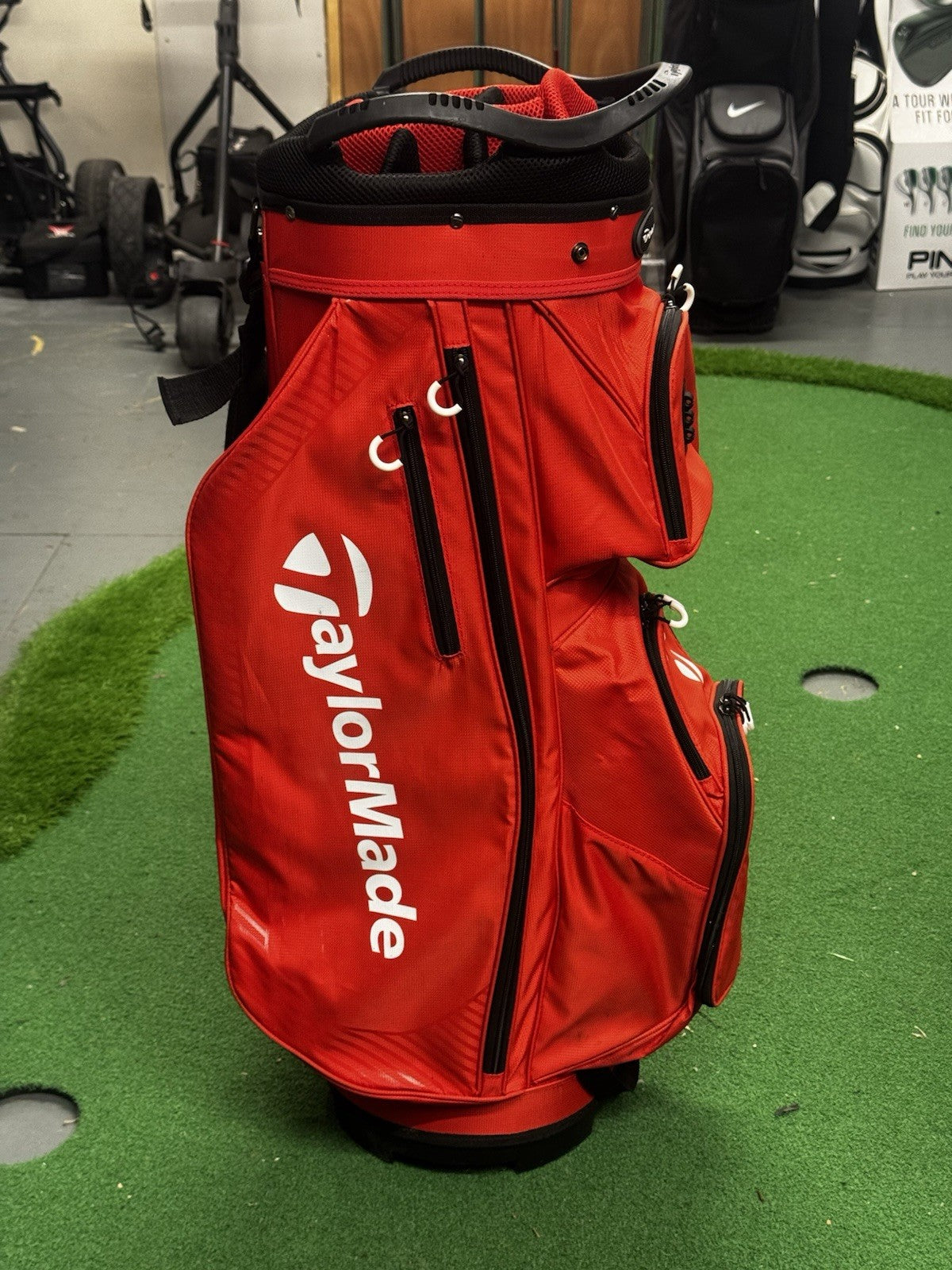 Taylormade Cart Lite Golf Bag 14-Way Divider Red