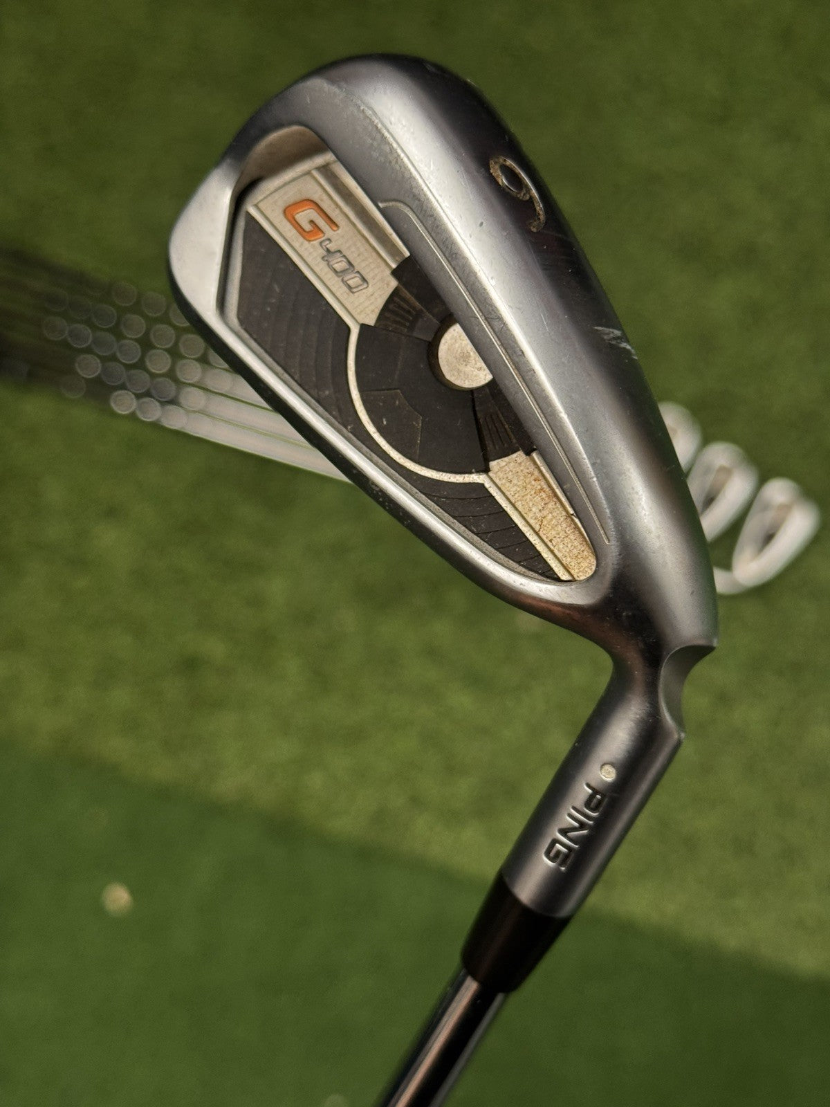 Ping G400 Iron Set 4-UW White Dot Stiff Flex Ping AWT 2.0 Shafts +0.5 Inch