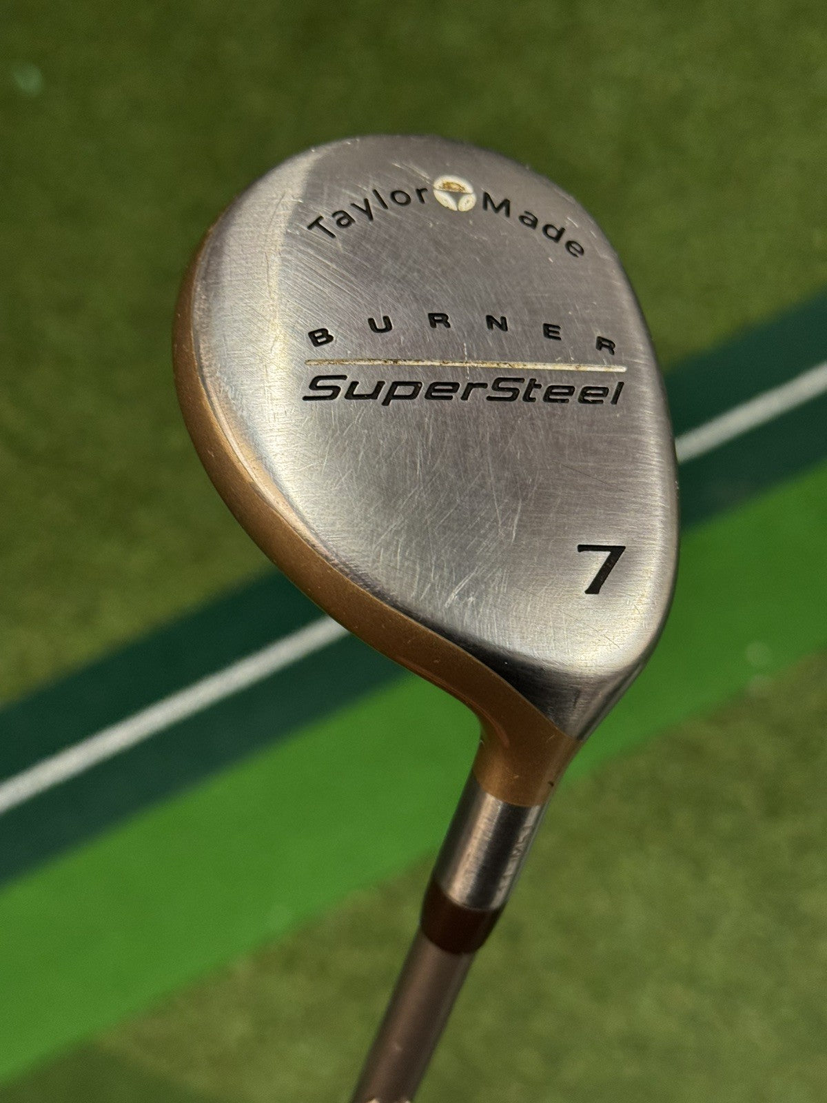 Taylormade Ladies Burner Supersteel 7 Wood Ladies Flex Silver Bubble Shaft 