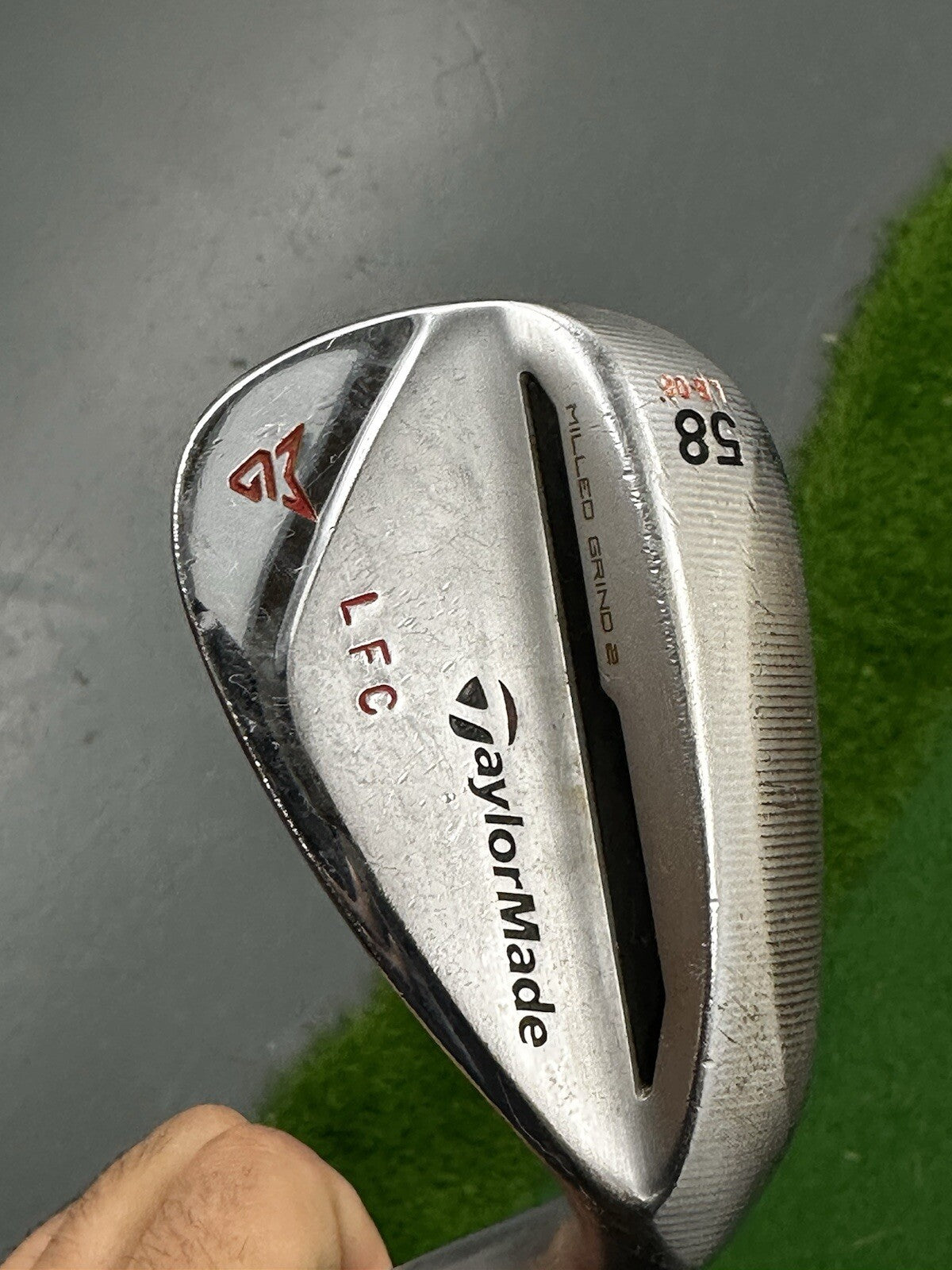 Taylormade Milled Grind 2 Chrome Lob Wedge LB 58 Degree Stiff Flex *LFC STAMP*