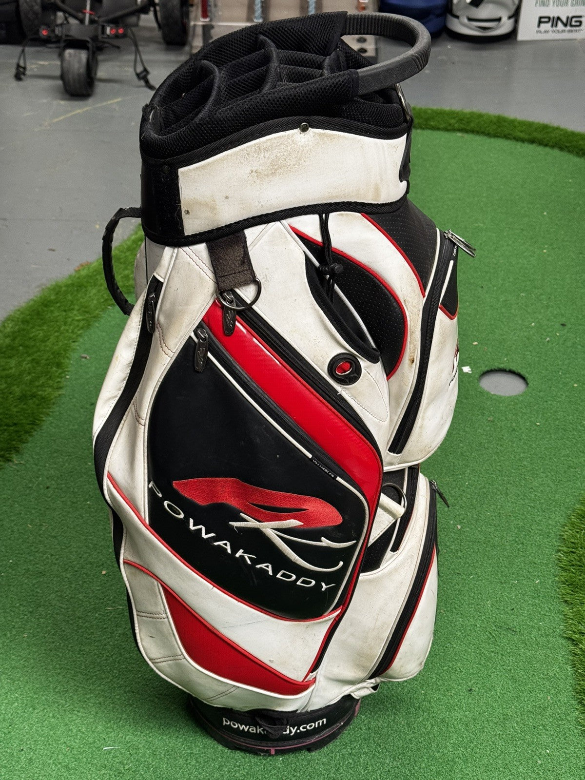 Powakaddy Golf White Cart Bag 