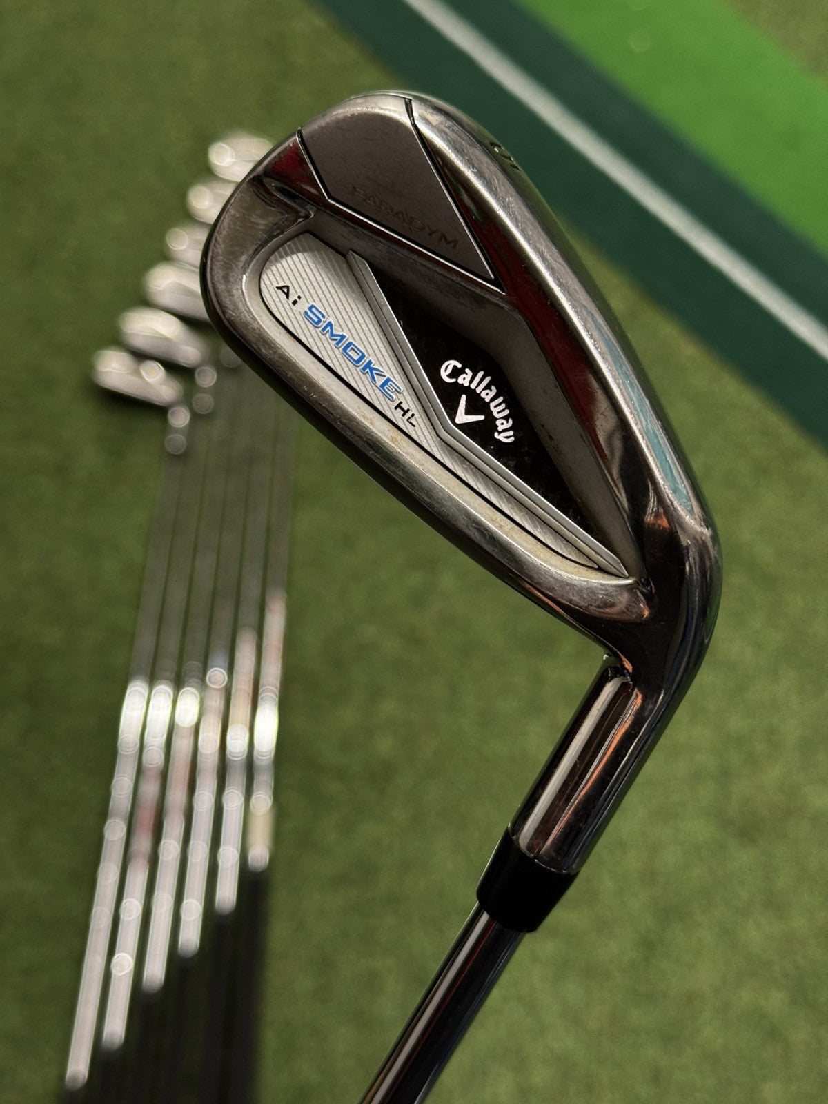 Callaway Paradym Ai Smoke HL Iron Set 5-AW Regular Flex AMT Red R300 Shafts