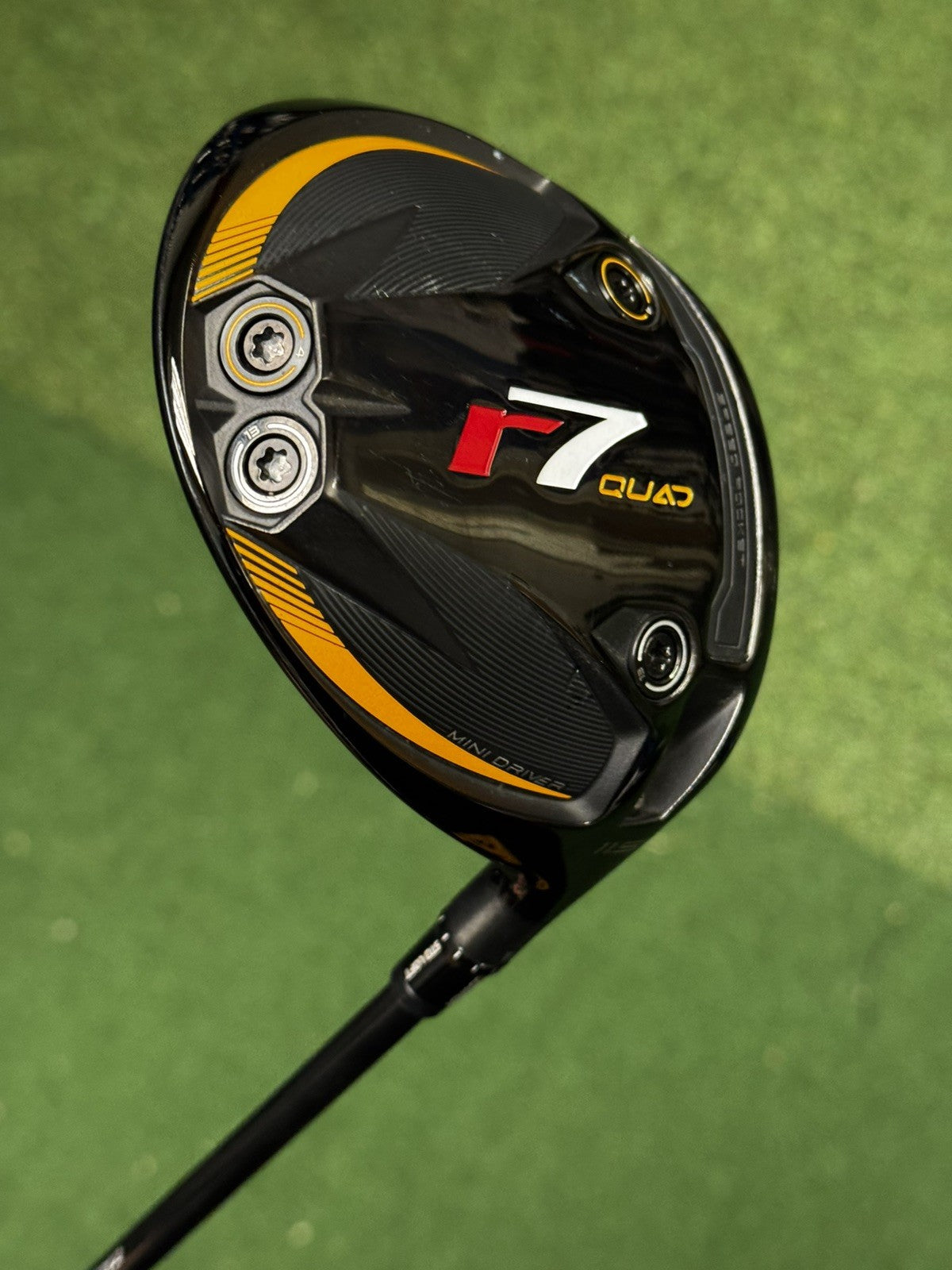 TaylorMade R7 Quad 11.5 Degree Mini Driver Stiff Flex Fujikura Speeder Shaft