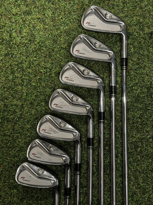 TaylorMade R9 TP Forged Iron Set 4-PW Stiff Flex Dynamic Gold S300 Steel Shafts