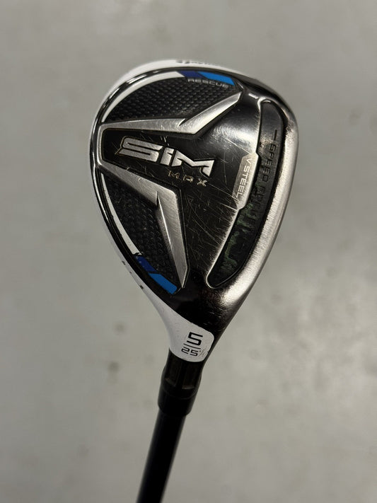 Taylormade SIM Max #5 Hybrid 25 Degree Senior Flex Fujikura Ventus 5 Shaft