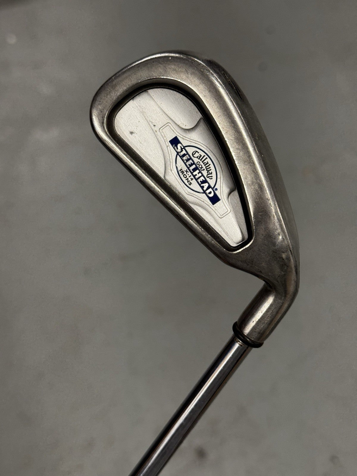 Callaway X-14 #4 Iron Regular Flex Callaway Steelhead Shaft