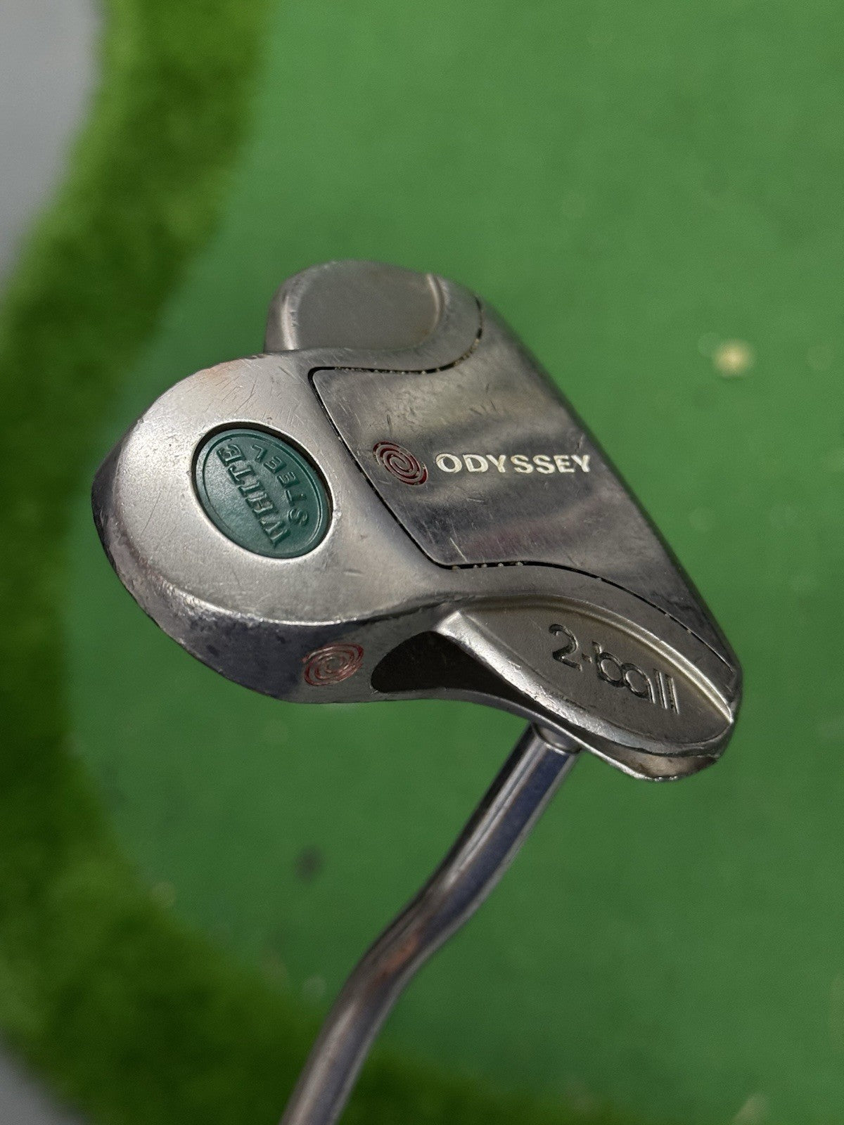 Odyssey White Steel 2 Ball Putter
