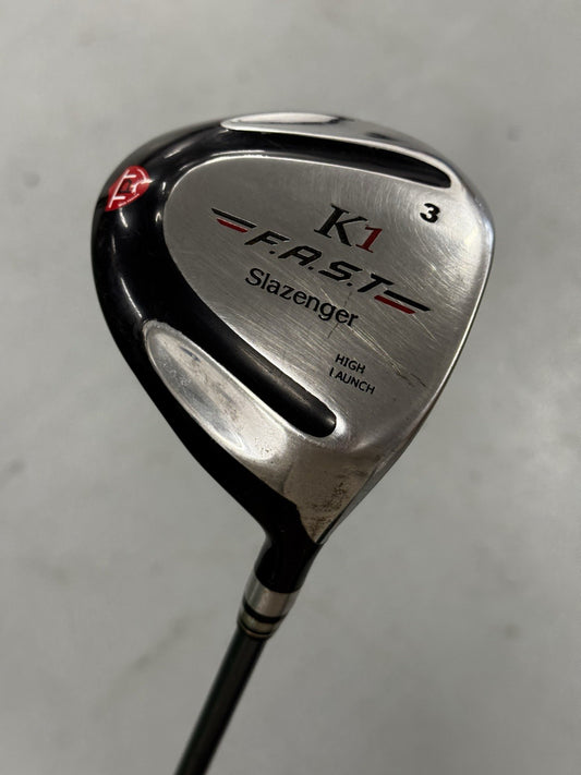 Slazenger K1 Fast #3 Wood 15 Degree Regular Flex Slazenger F.A.S.T Shaft *Used*