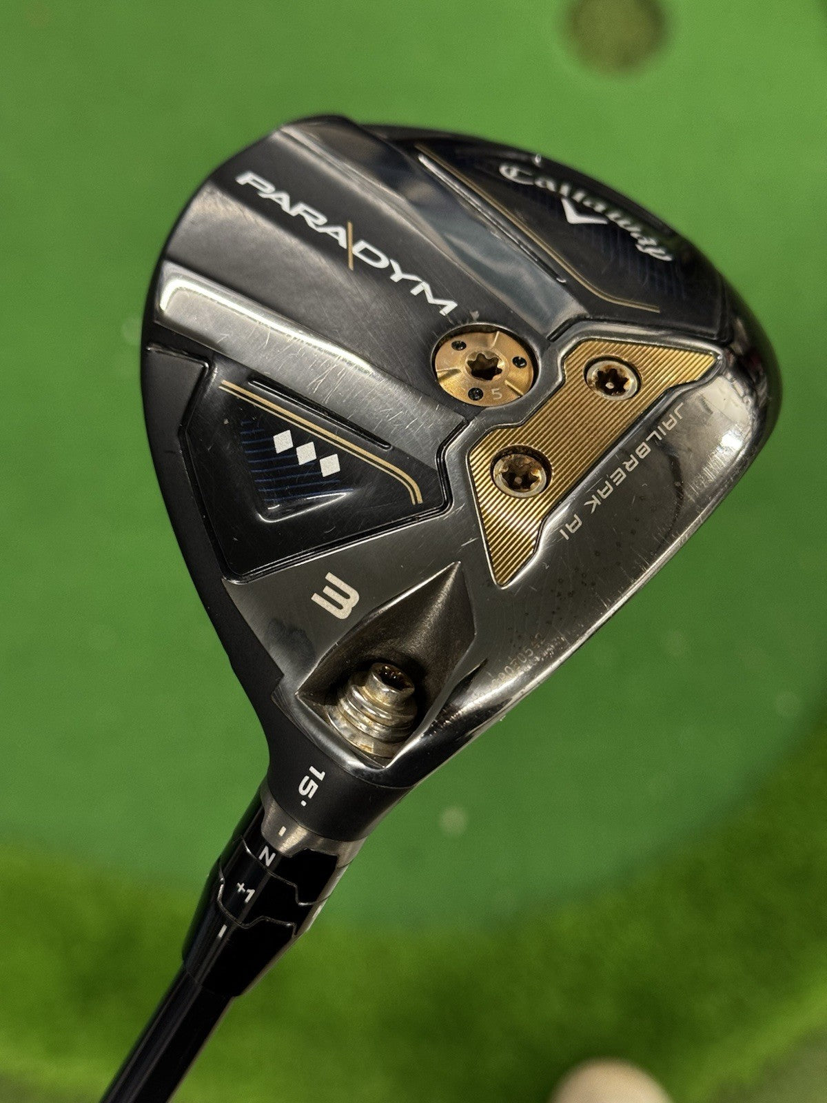 Callaway Paradym Triple Diamond 3 Wood 15° Kali Stiff Shaft