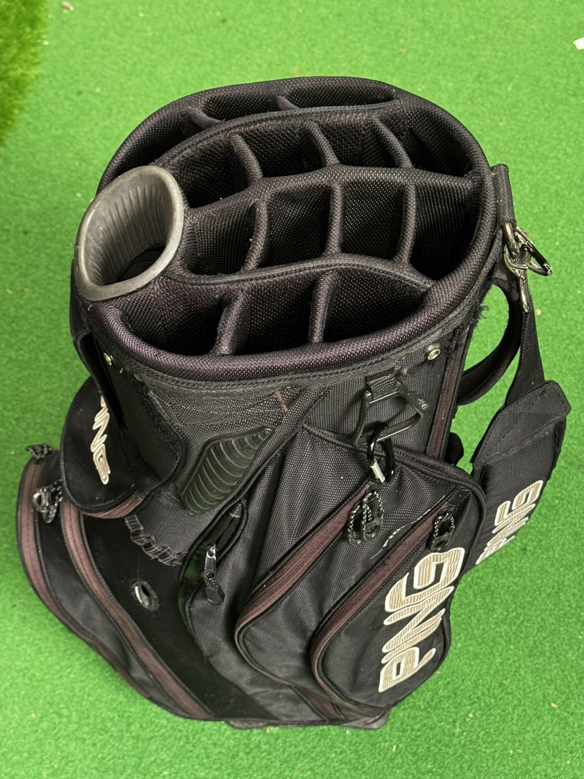 Ping Golf Black Cart Bag 14 Way 