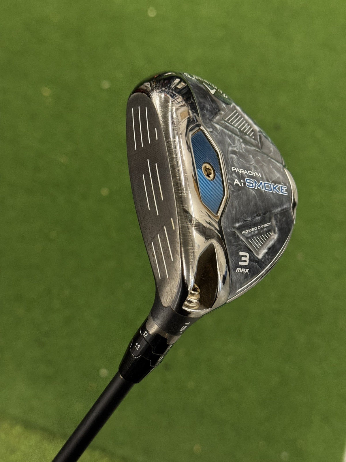 Left Hand Callaway Paradym Ai Smoke Max 3 Wood 15 Degree Regular Flex Shaft