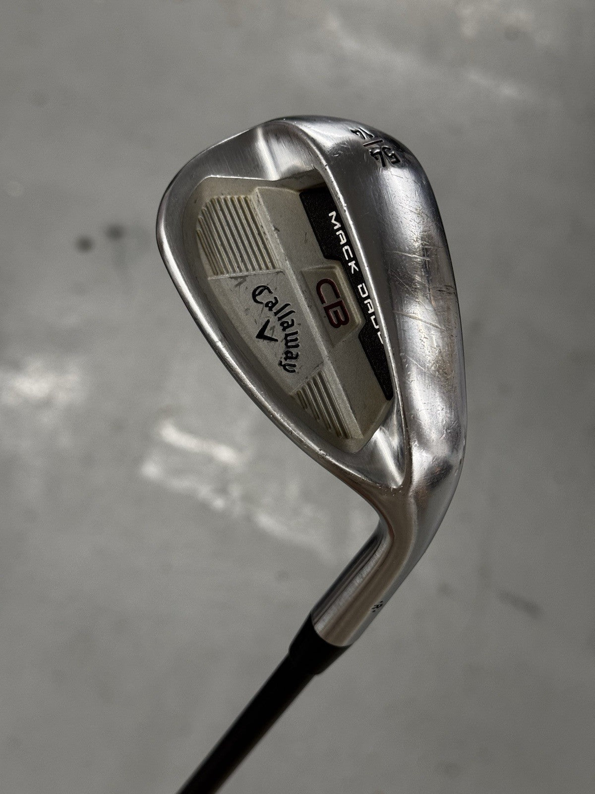 Callaway Mack Daddy CB Wedge 54° KBS Hi-Rev 80 Graphite Wedge Shaft *Used*