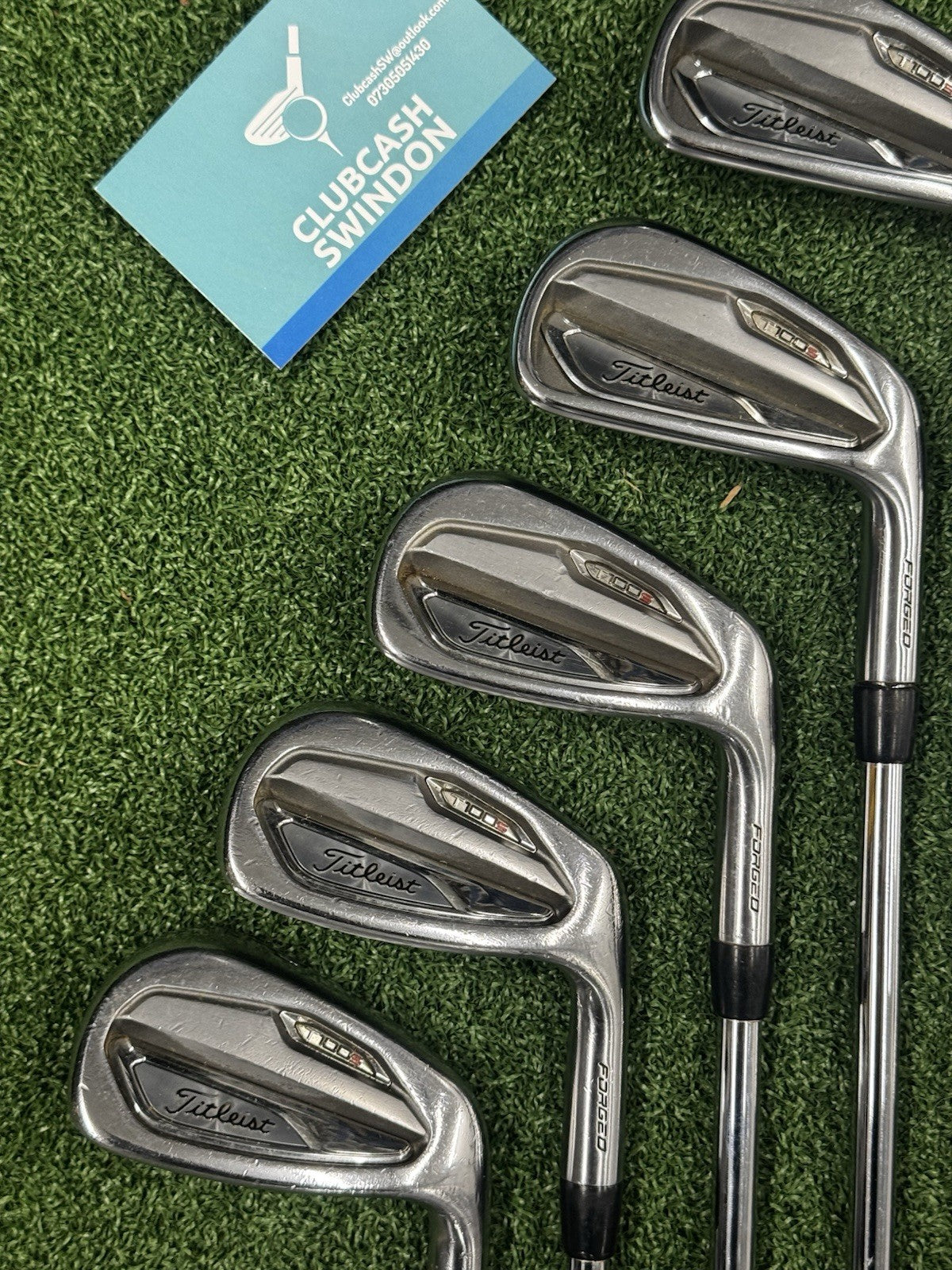 Titleist T100 S 2019 Iron Set 4-PW Regular Flex Project X 5.5 Shafts