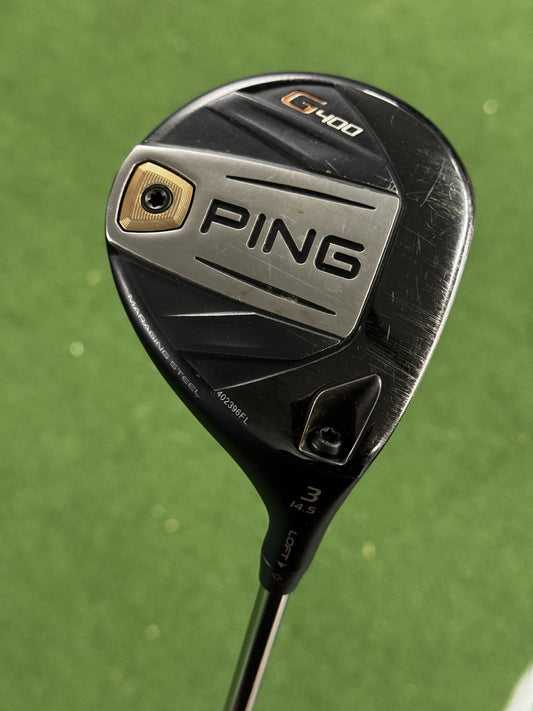 Ping G400 #3 Wood 14.5 Degree X Stiff Flex Ping Tour 75 Shaft