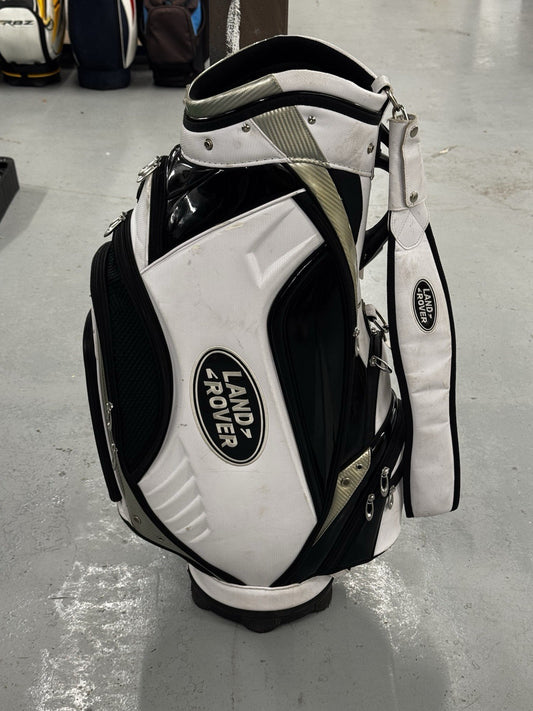TaylorMade Land Rover golf bag Black/White/Gold *Used*