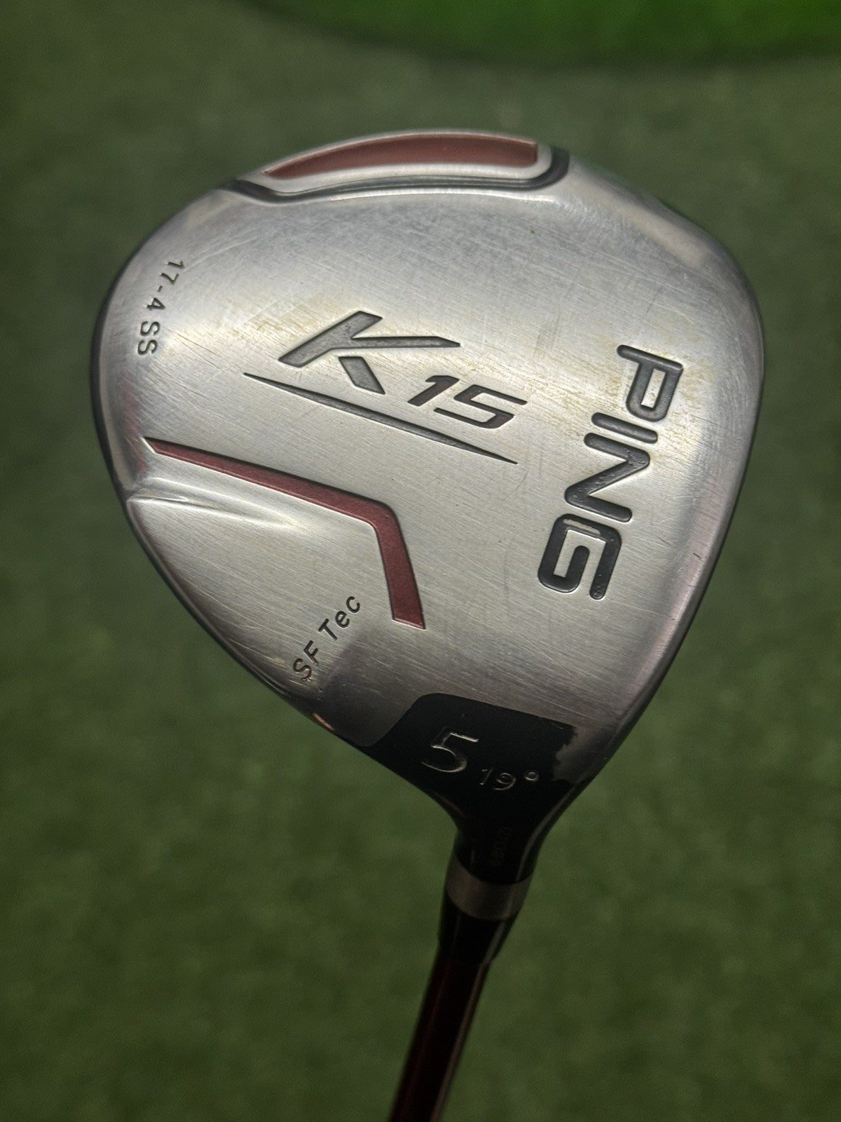 Ping K15 SF Tec #5 Wood 19 Degree Regular Flex Ping TFC 149 Shaft