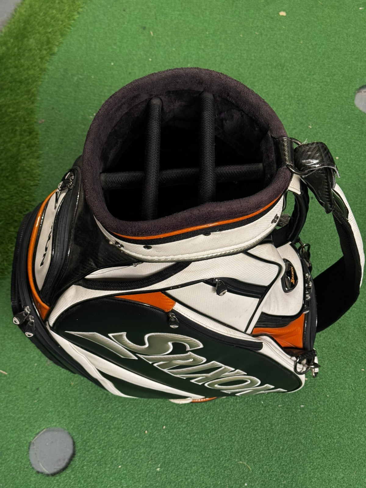 Srixon Tour Staff Bag White/Black/Orange