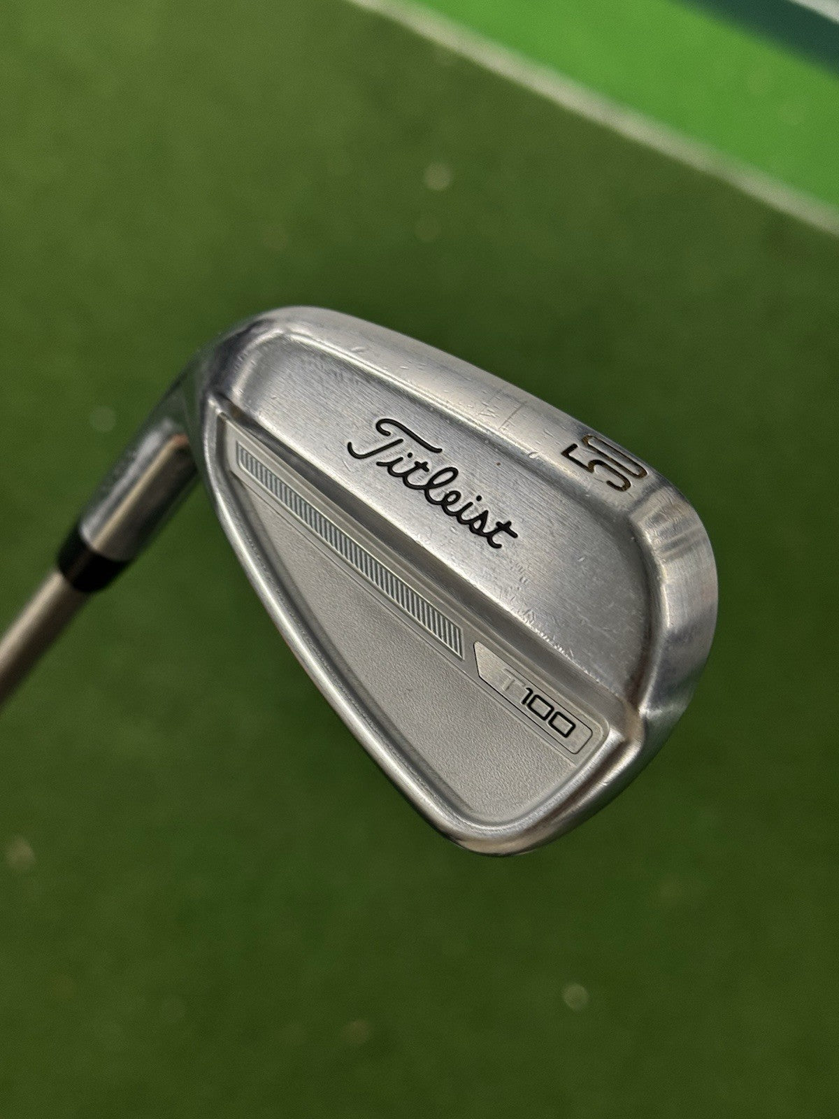 Left Hand Titleist T100 2023 50 Degree Gap Wedge stiff  *cut down 1.5 Inch*