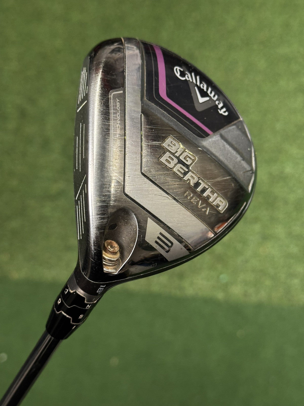 Callaway Left Hand Big Bertha Reva 2023 3 Wood 18 Degree Ladies Flex