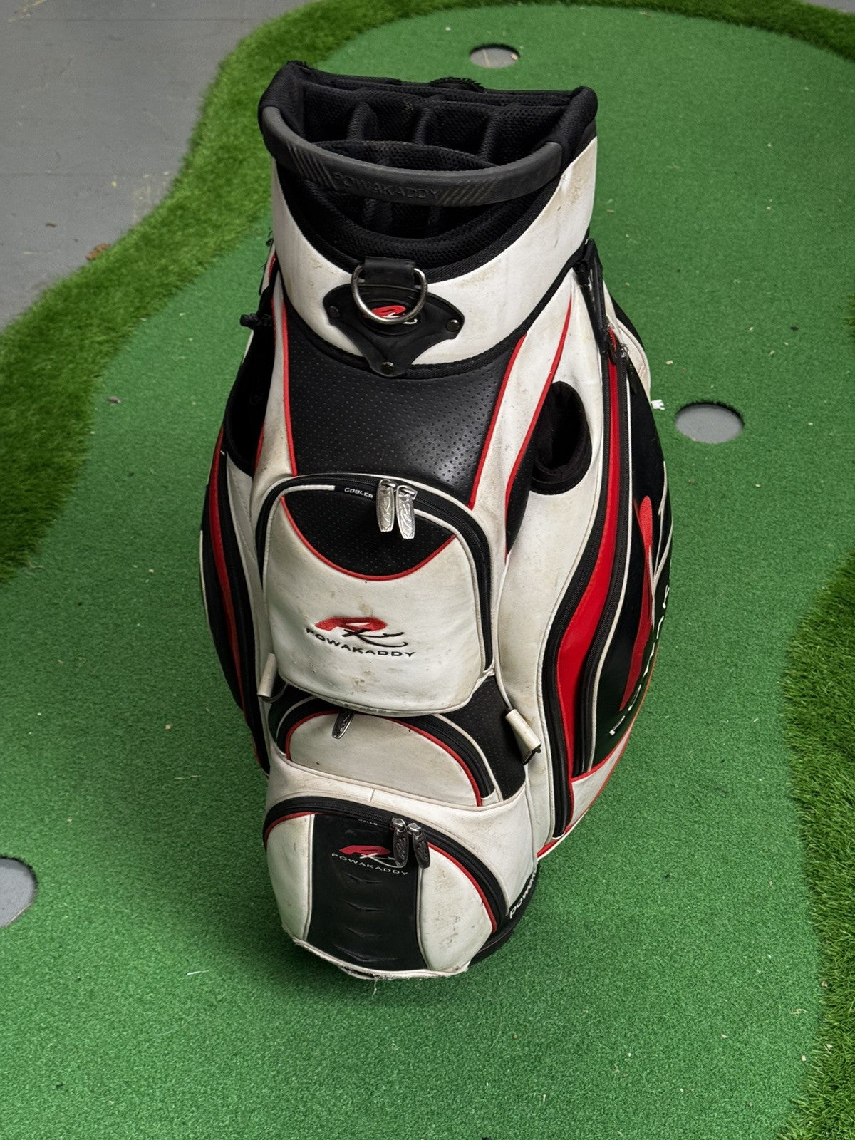 Powakaddy Golf White Cart Bag 