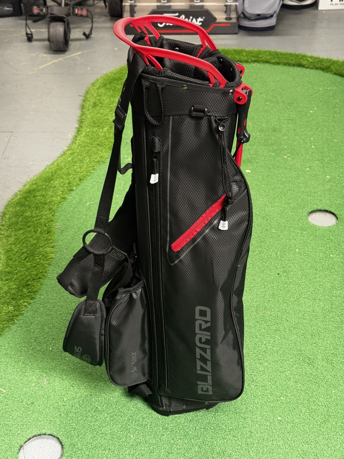 Skymax Blizzard Lightweight Stand Carry Golf Bag Black/Red *Mint*