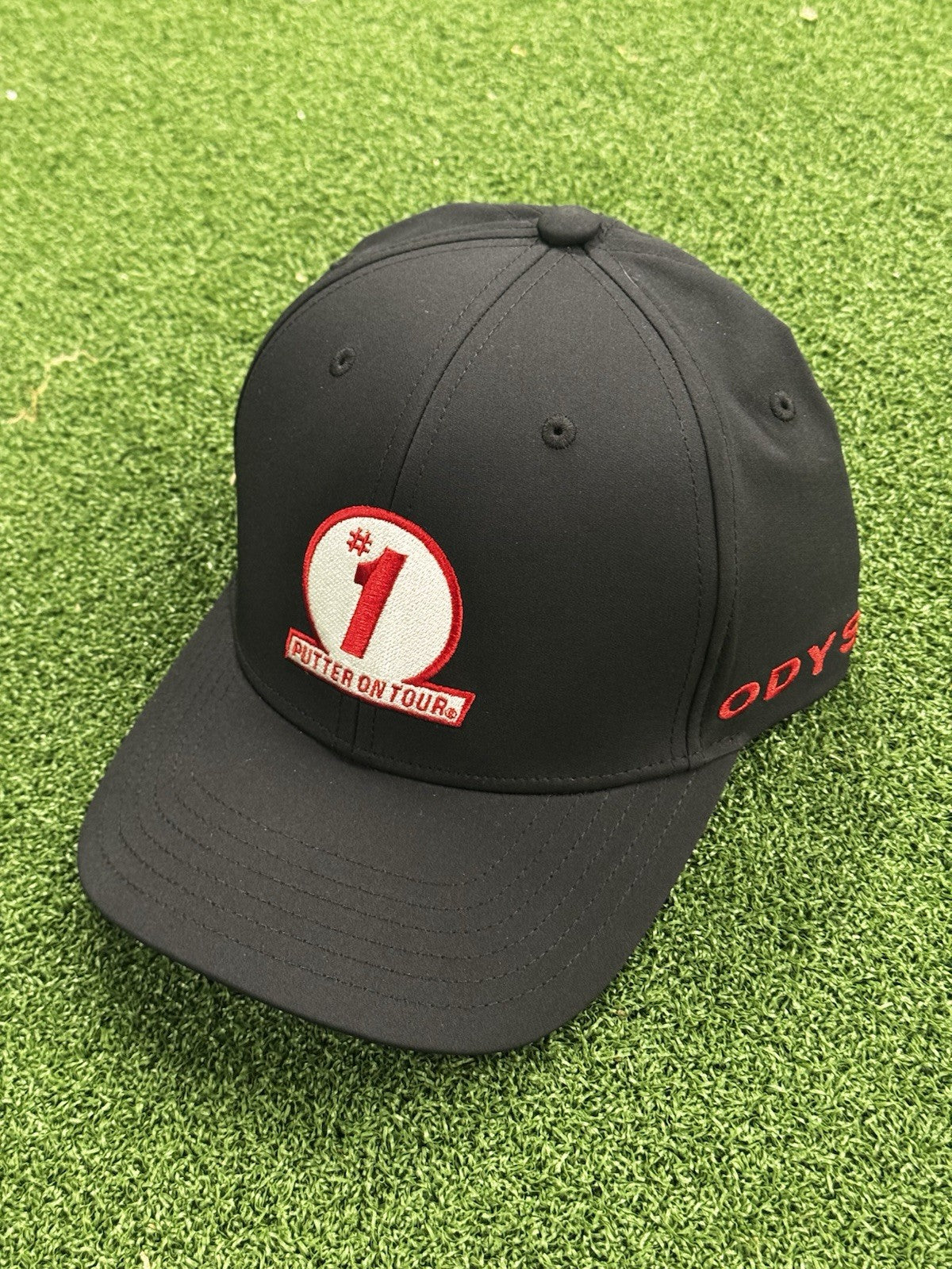 Odyssey Number One #1 Putter On Tour Golf Strapback Hat Cap