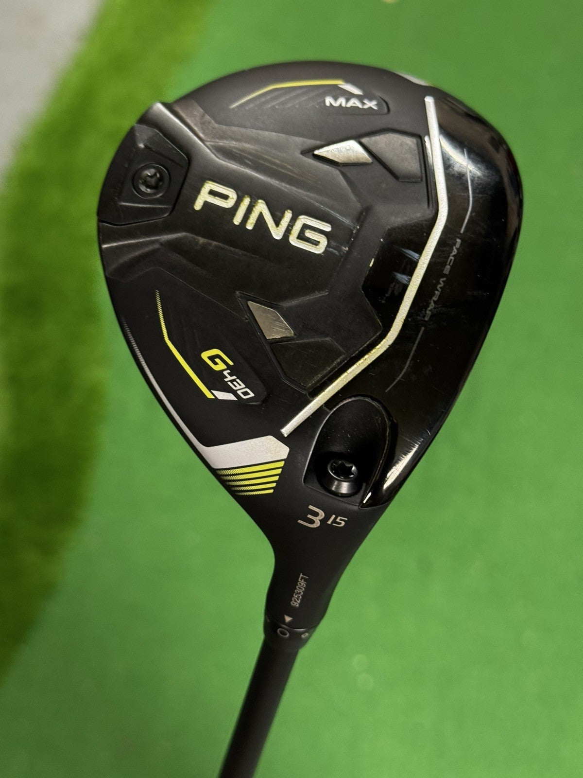 Ping G430 Max 3 Wood 15 Degree Stiff Flex Ping Alta CB Black 65 Shaft