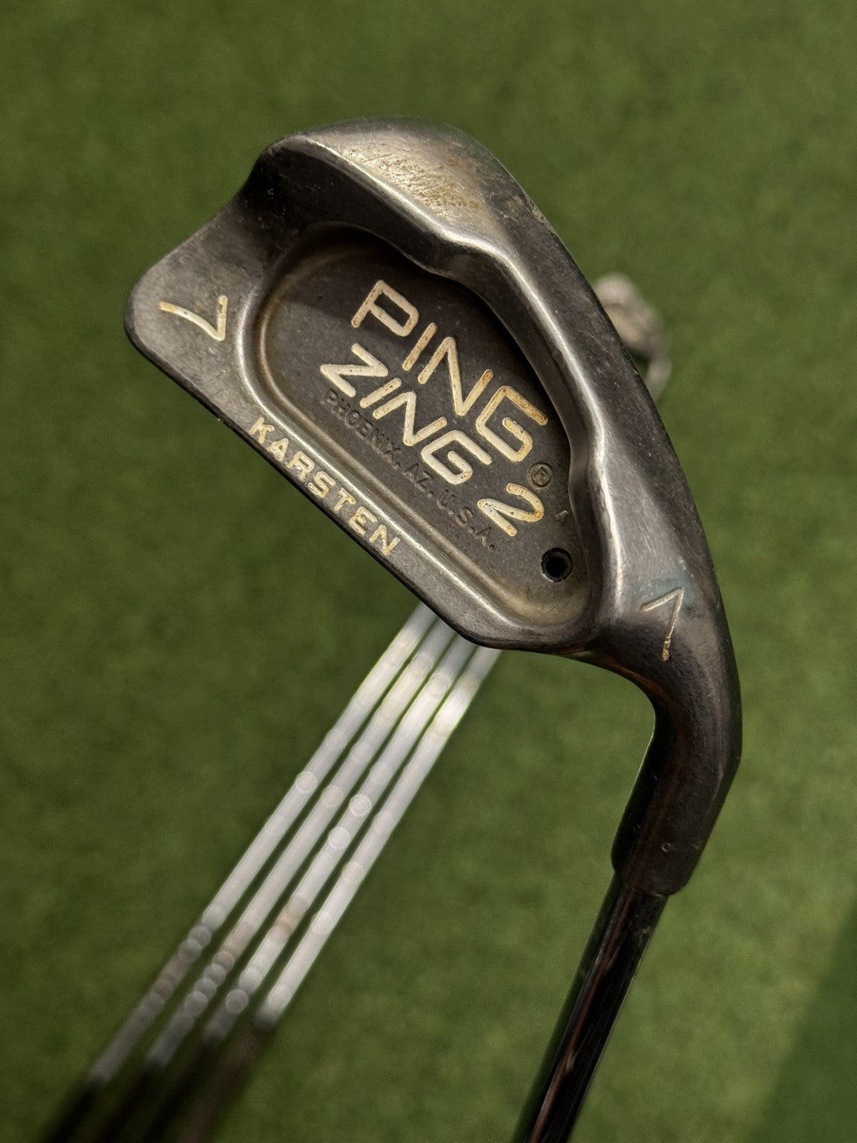 Ping Zing 2 Karsten Iron Set 3-Pw+Sw Regular Steel Shafts Black Dot