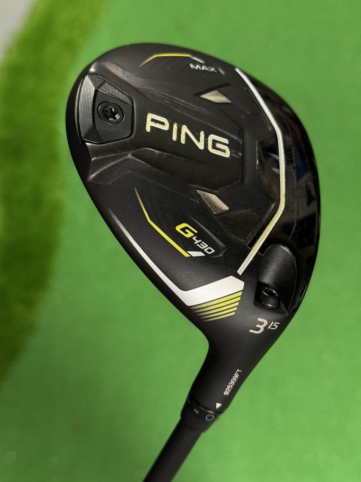 Ping G430 Max 3 Wood 15 Degree Stiff Flex Ping Alta CB Black 65 Shaft