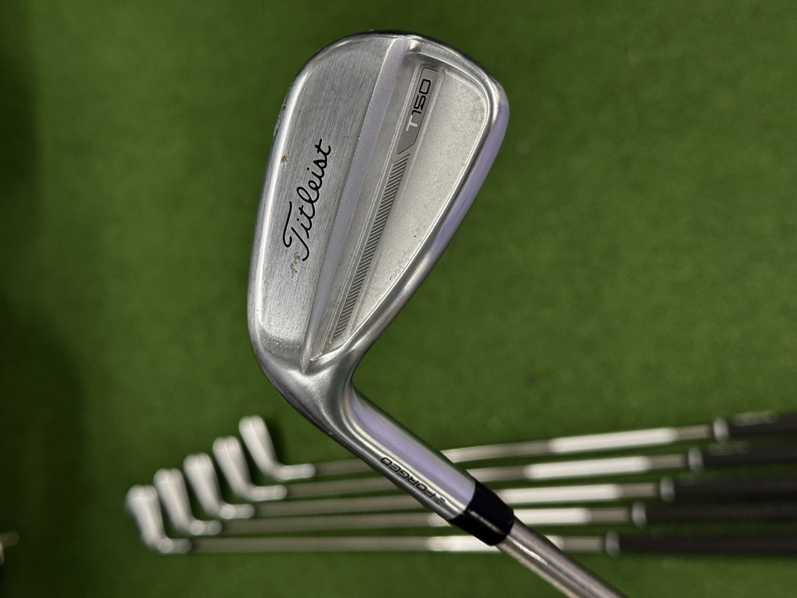 Titleist Left Hand T150 Iron Set 6-Gw Regular SteelFiber Shafts -1 Inch