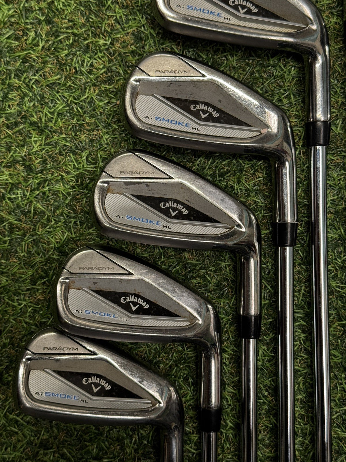 Callaway Paradym Ai Smoke HL Iron Set 5-AW Regular Flex AMT Red R300 Shafts