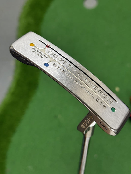 Scotty Cameron Studio Stainless Newport Beach Putter 34 Inch