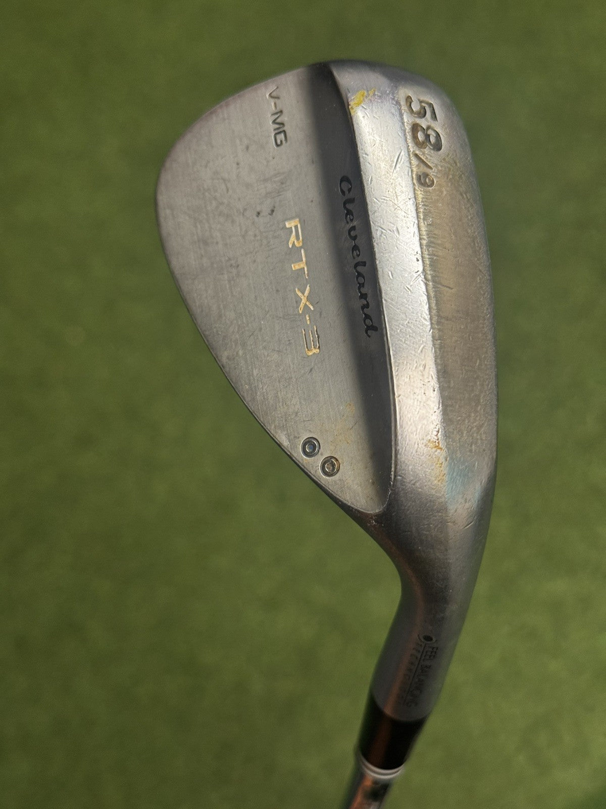 Cleveland RTX-3 Lob Wedge 58 Degree Wedge Flex Dynamic Gold Shaft