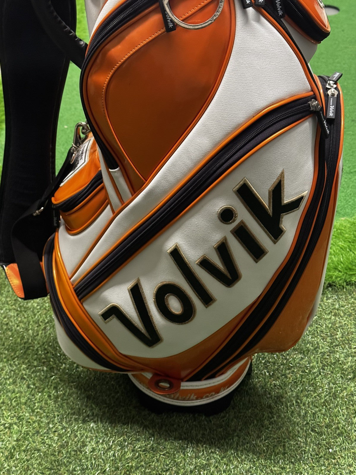Volvik Golf Tour Bag White/Orange