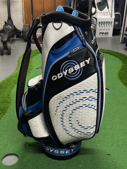 Odyssey Swirl Tour Staff Bag White/Black/Blue