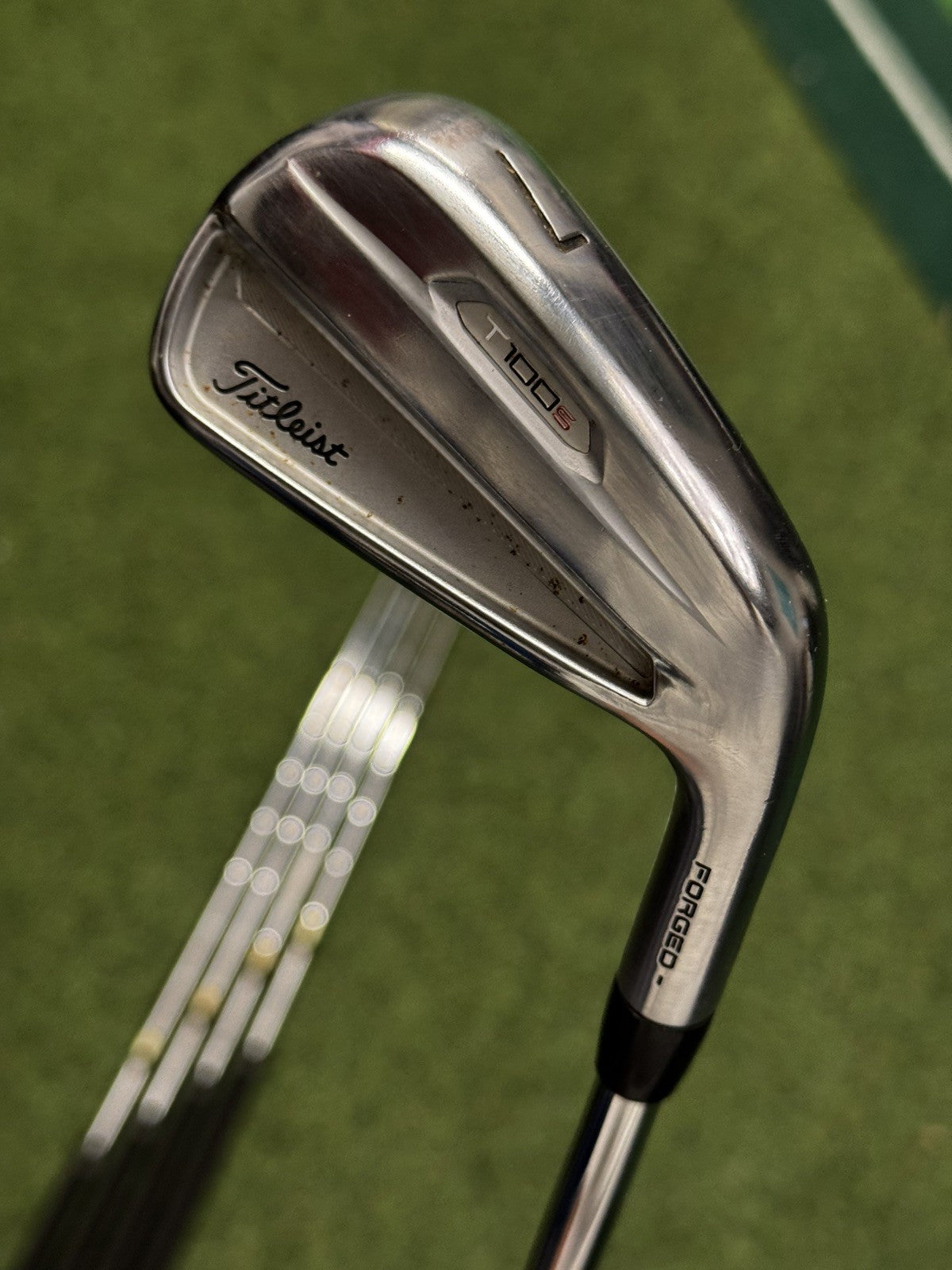 Titleist T100s 2021 Iron Set 5-GW Dynamic Gold X100 Shafts