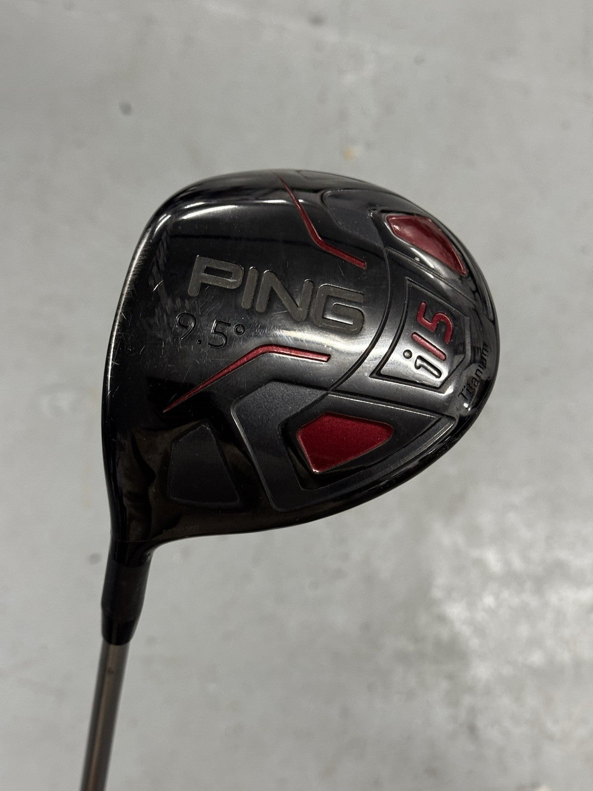 Ping i15 Driver Left Hand 9.5 Degree Stiff Flex Ping Graphite Shaft