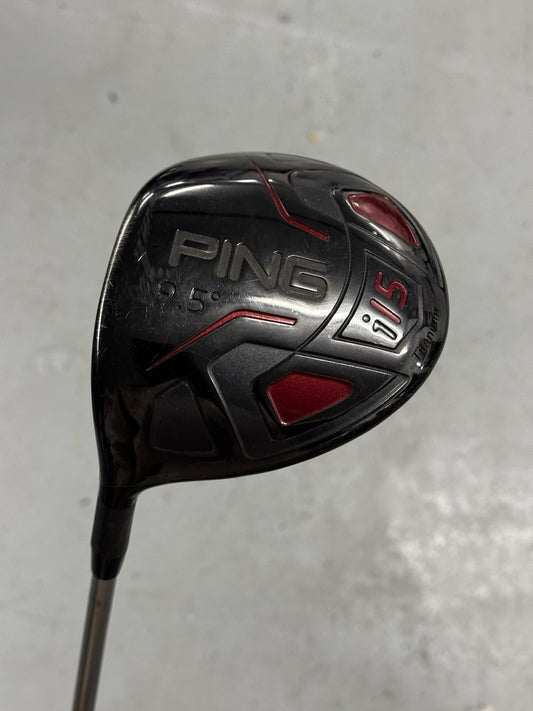 Ping i15 Driver Left Hand 9.5 Degree Stiff Flex Ping Graphite Shaft