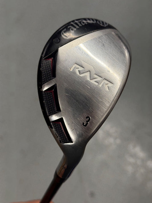 Callaway RAZR X #3 Hybrid 21 Degree Regular Flex Callaway 60 Shaft *used*