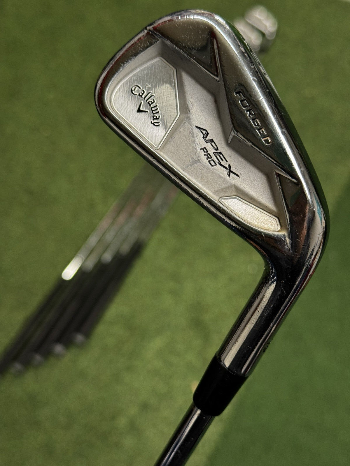 Callaway Apex Pro 19 Forged Iron Set 5-PW Elevate Regular Flex Steel Shafts