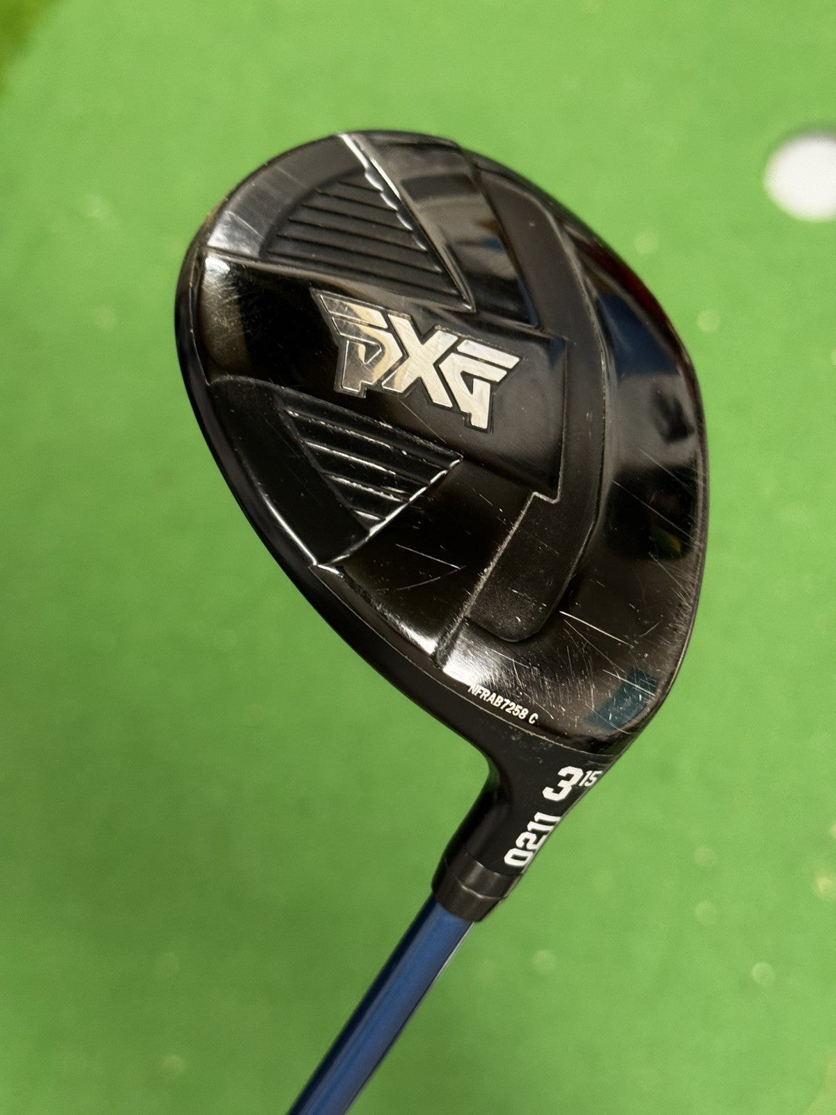 PXG 0211 2022 3 Wood 15 Degree Regular Flex Riptide Shaft